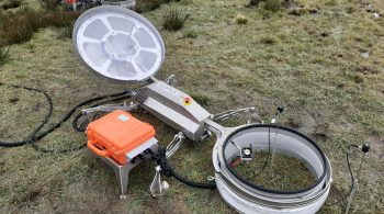 Kabelgennemføring på rismark i vietnam